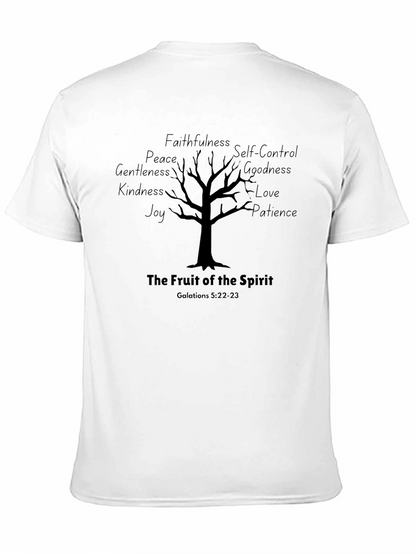 Camiseta Negra: El Fruto del Espíritu