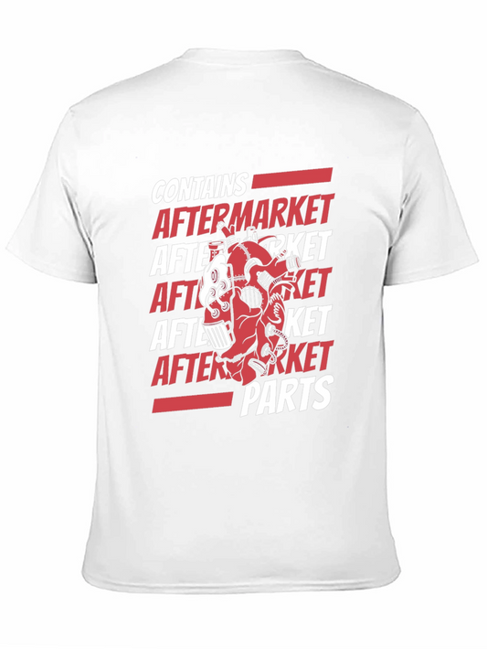 Camiseta Negra Aftermarket Parts Corazón Mecánico