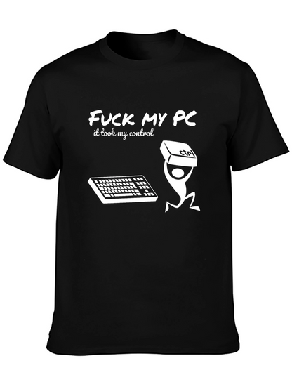 Camiseta Negra Fuck My PC