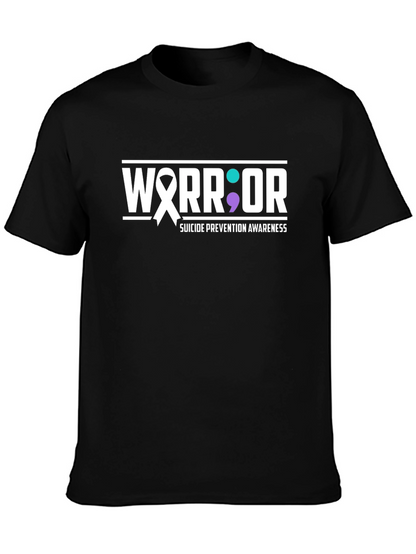 Camiseta Warrior: Conciencia sobre el Suicidio