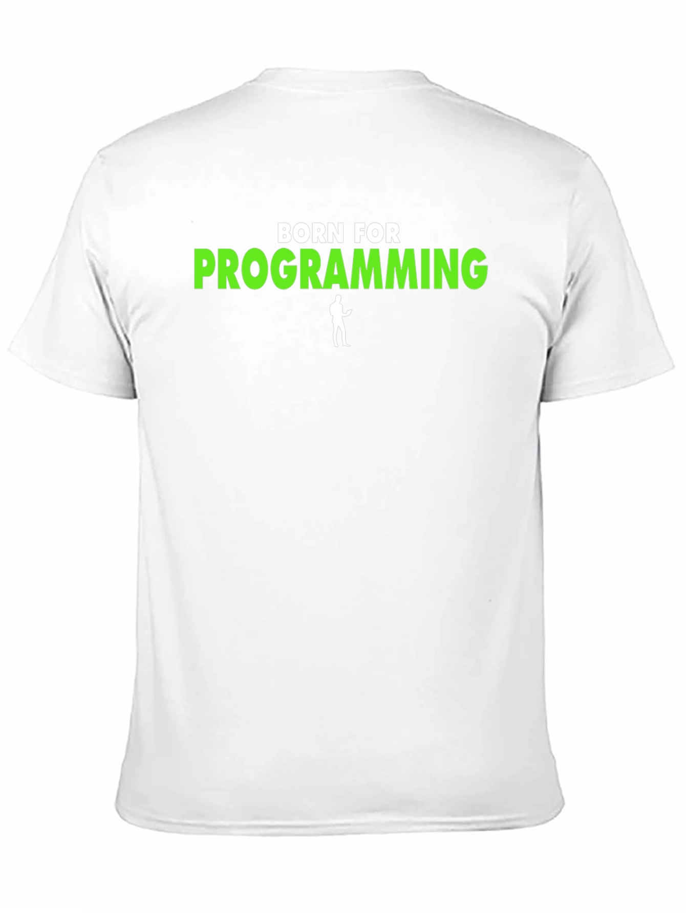 Camiseta Negra: Nacido para Programar