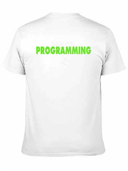 Camiseta Negra: Nacido para Programar