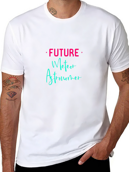 Camiseta Negra Future Meteor Astronomer