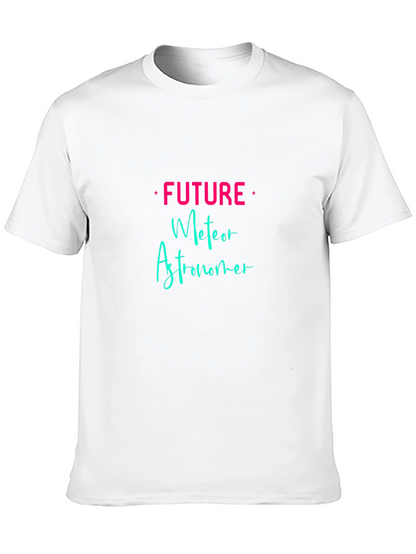 Camiseta Negra Future Meteor Astronomer
