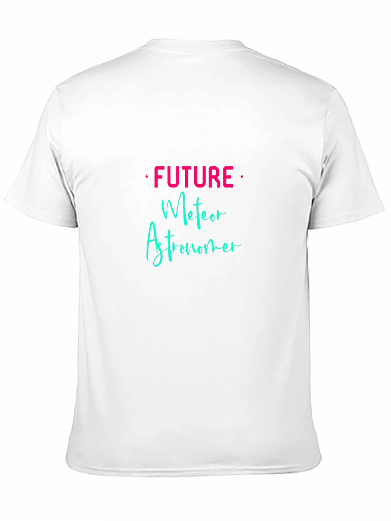Camiseta Negra Future Meteor Astronomer
