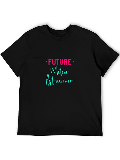 Camiseta Negra Future Meteor Astronomer