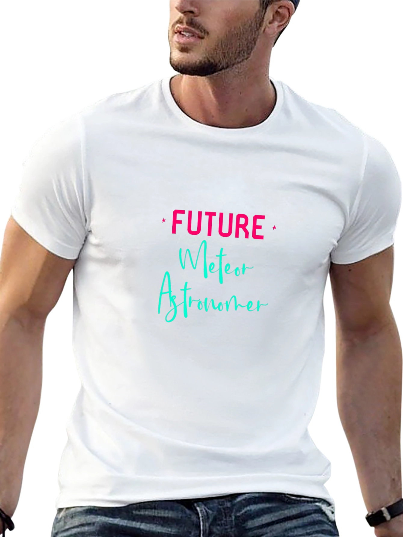 Camiseta Negra Future Meteor Astronomer
