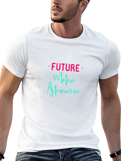 Camiseta Negra Future Meteor Astronomer