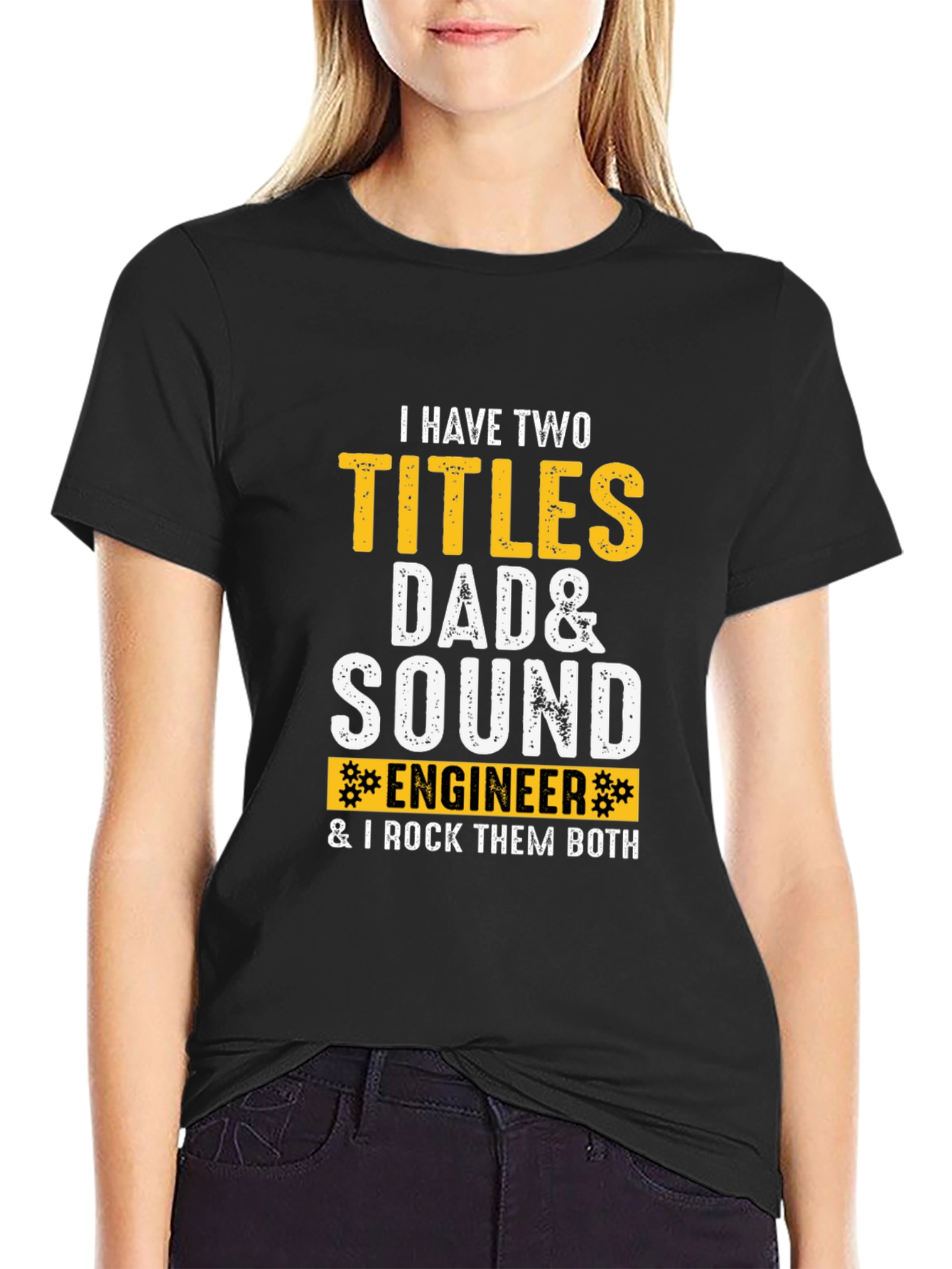 Camiseta para Papá Ingeniero de Sonido: ¡Rockea tus Títulos!