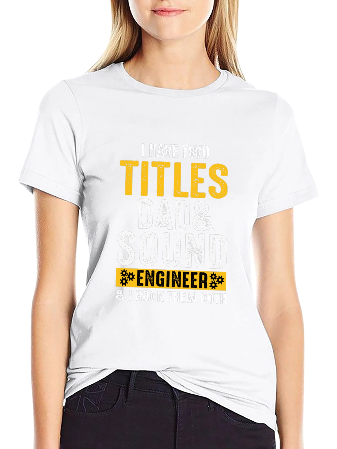 Camiseta para Papá Ingeniero de Sonido: ¡Rockea tus Títulos!