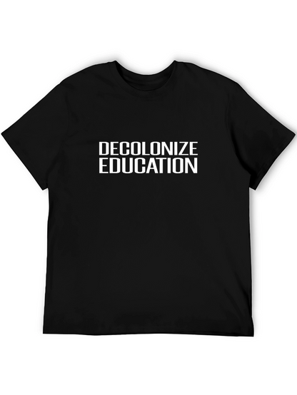 Camiseta Negra Descolonizar la Educación