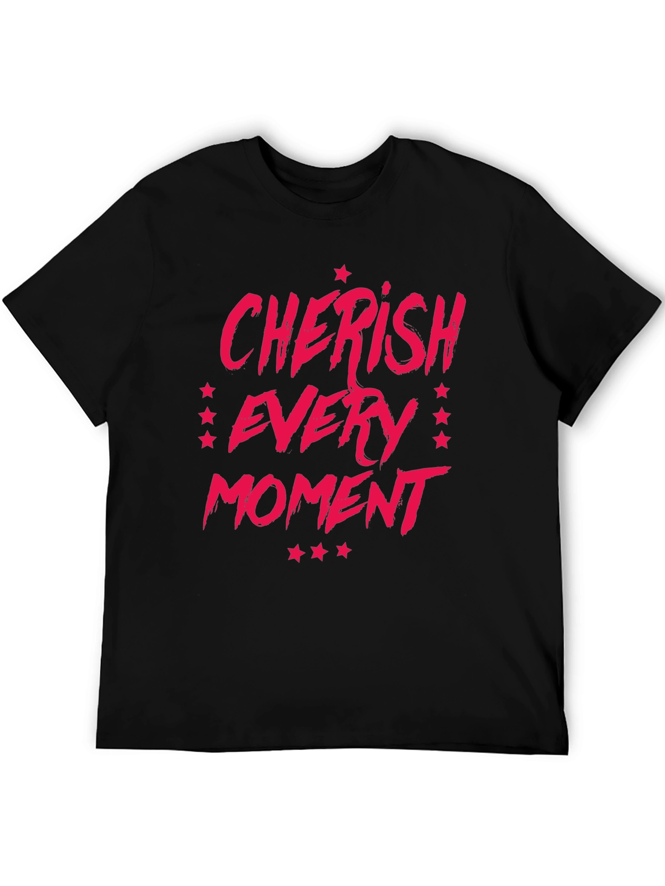 Camiseta Negra Cherish Every Moment