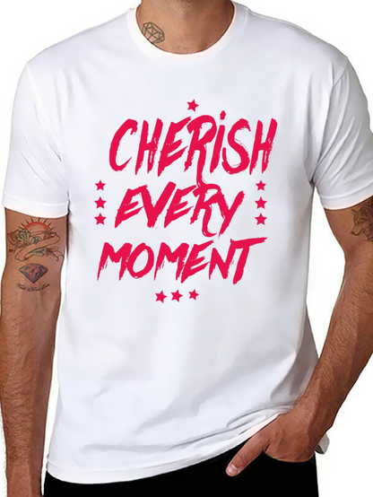 Camiseta Negra Cherish Every Moment