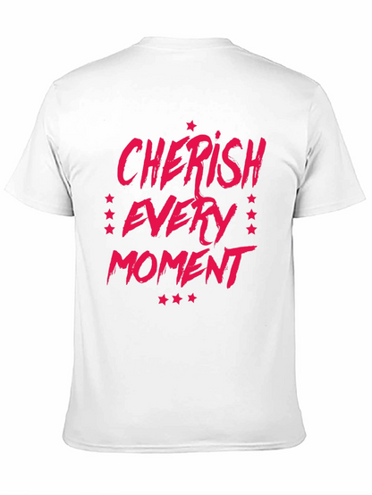 Camiseta Negra Cherish Every Moment