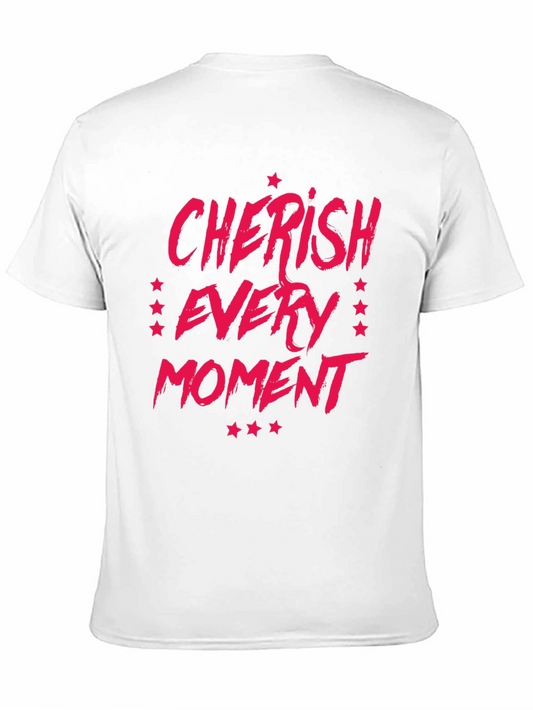 Camiseta Negra Cherish Every Moment
