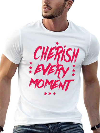 Camiseta Negra Cherish Every Moment