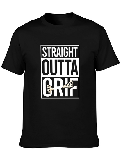 Camiseta Negra Straight Outta Estilo Urbano