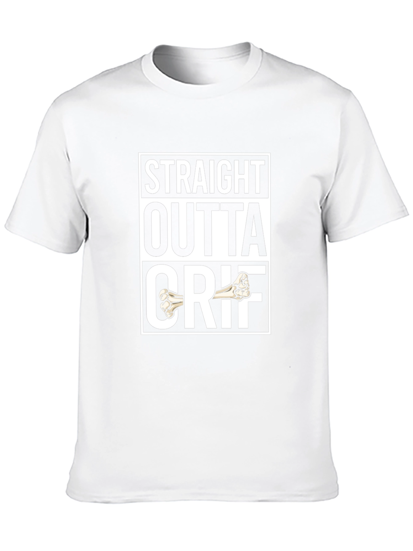 Camiseta Negra Straight Outta Estilo Urbano