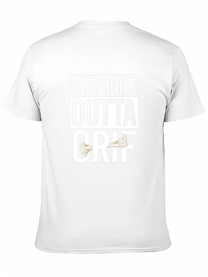 Camiseta Negra Straight Outta Estilo Urbano