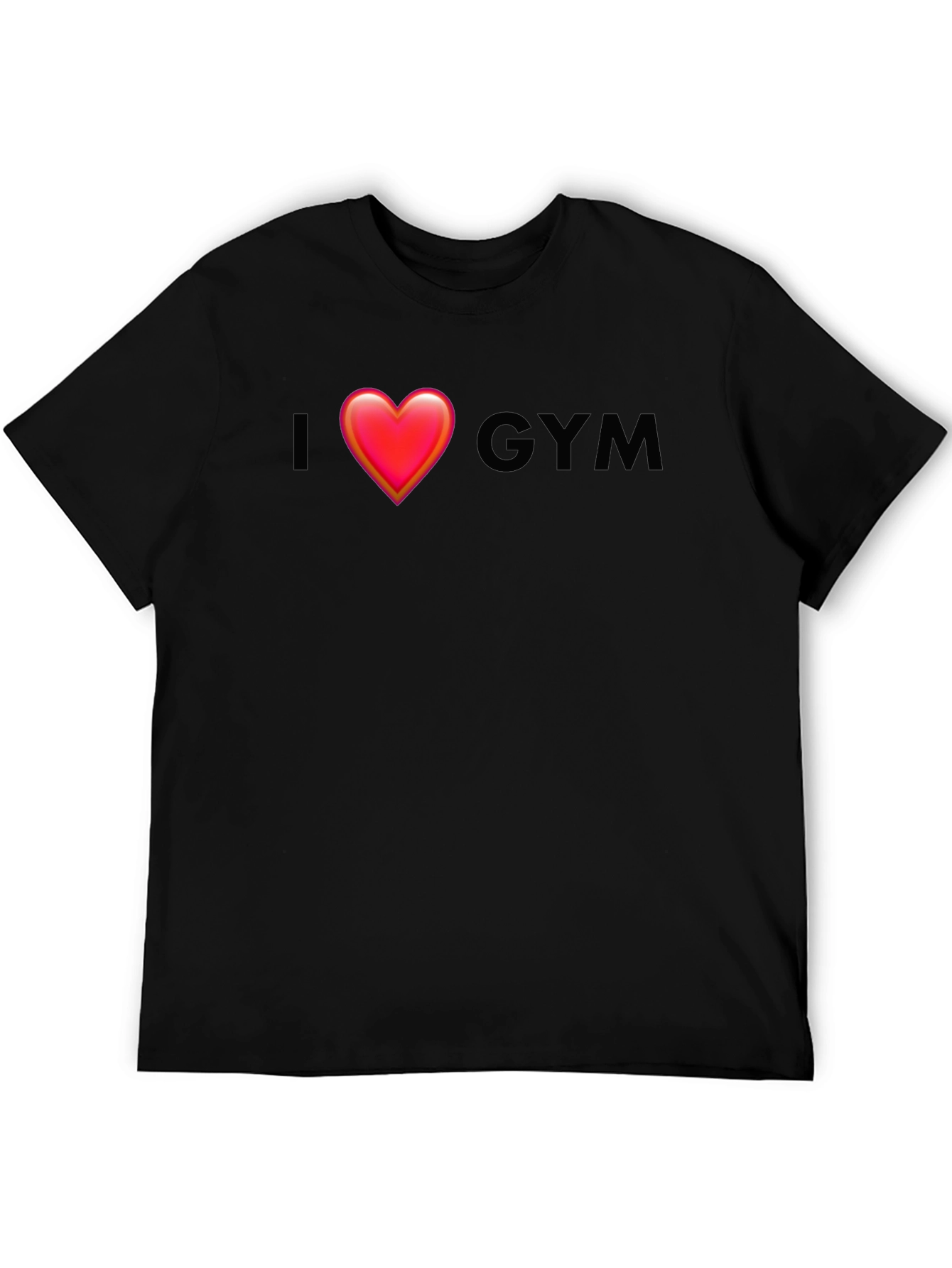 Camiseta Negra I ❤️ GYM