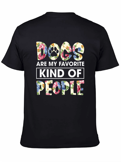 Camiseta Floral Perros Mi Gente Favorita