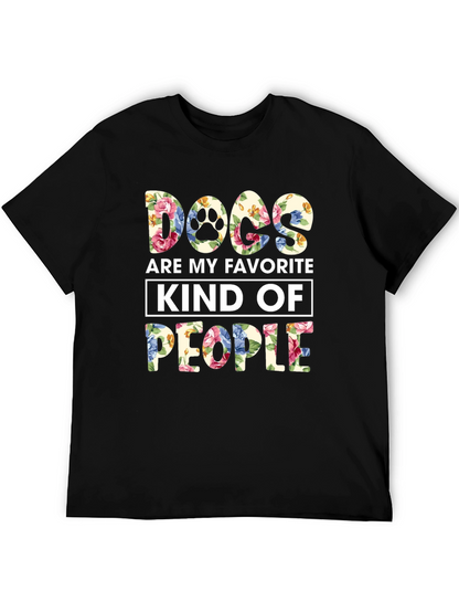 Camiseta Floral Perros Mi Gente Favorita
