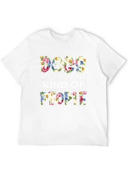 Camiseta Floral Perros Mi Gente Favorita
