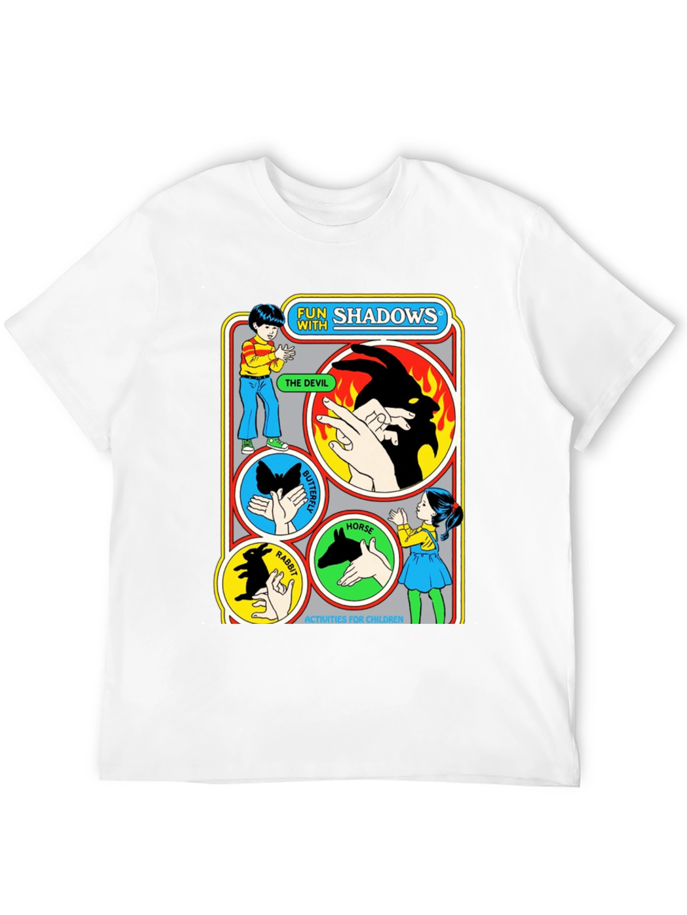 Camiseta Negra Fun with Shadows