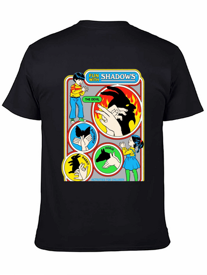 Camiseta Negra Fun with Shadows