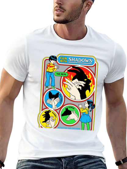 Camiseta Negra Fun with Shadows