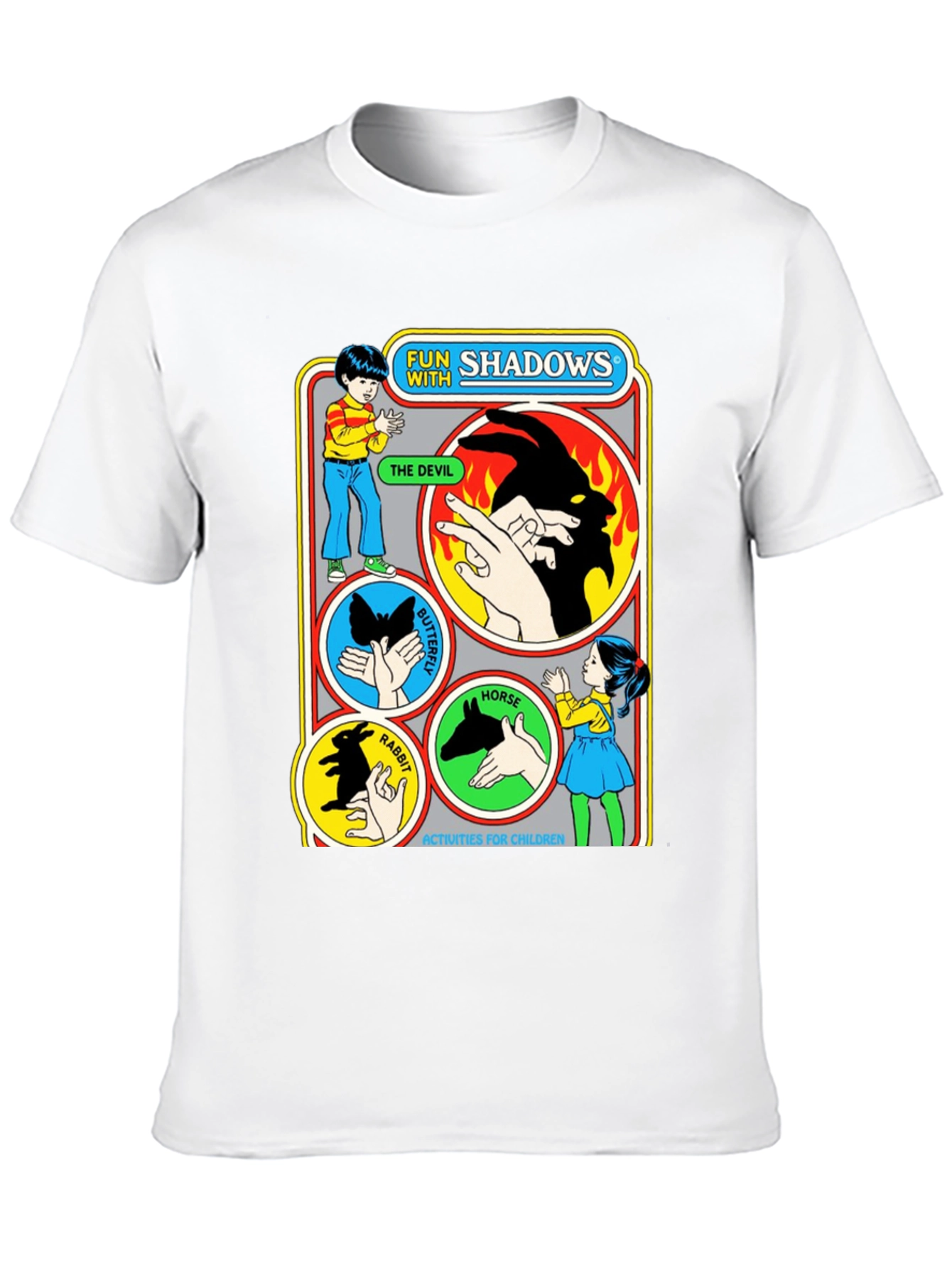 Camiseta Negra Fun with Shadows