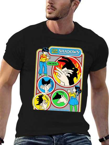 Camiseta Negra Fun with Shadows