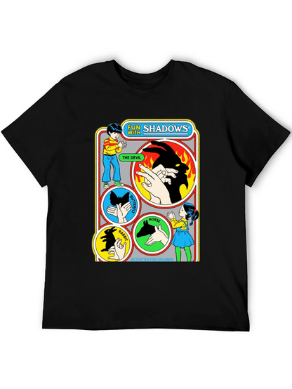 Camiseta Negra Fun with Shadows