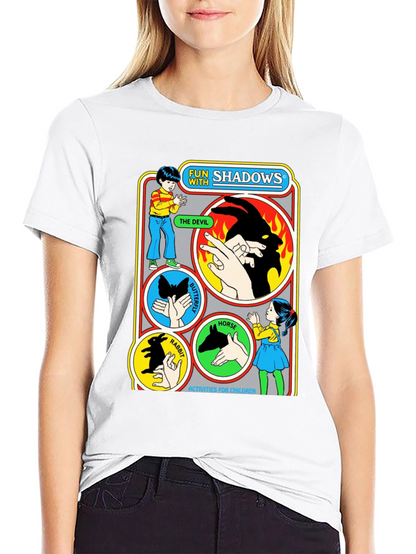 Camiseta Negra Fun with Shadows