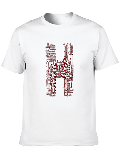 Camiseta Negra con Diseño Hip Hop en Rojo