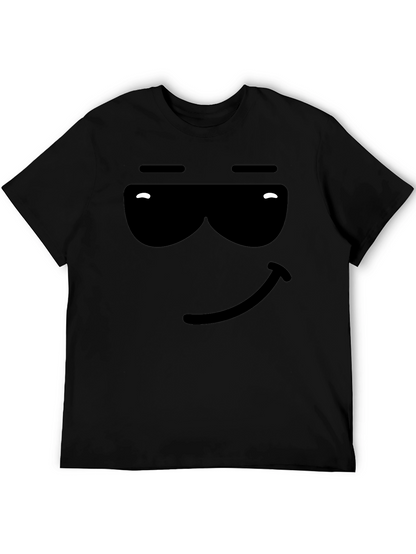 Camiseta Negra con Diseño Gráfico Cool
