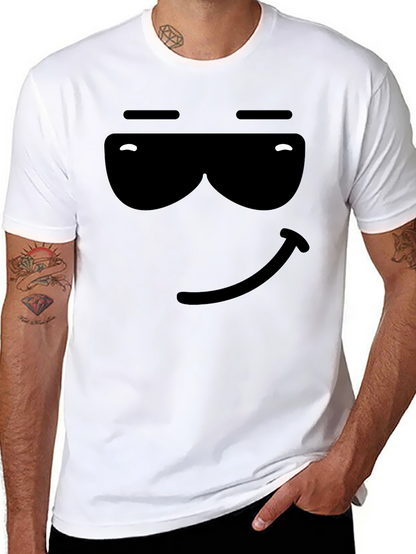 Camiseta Negra con Diseño Gráfico Cool