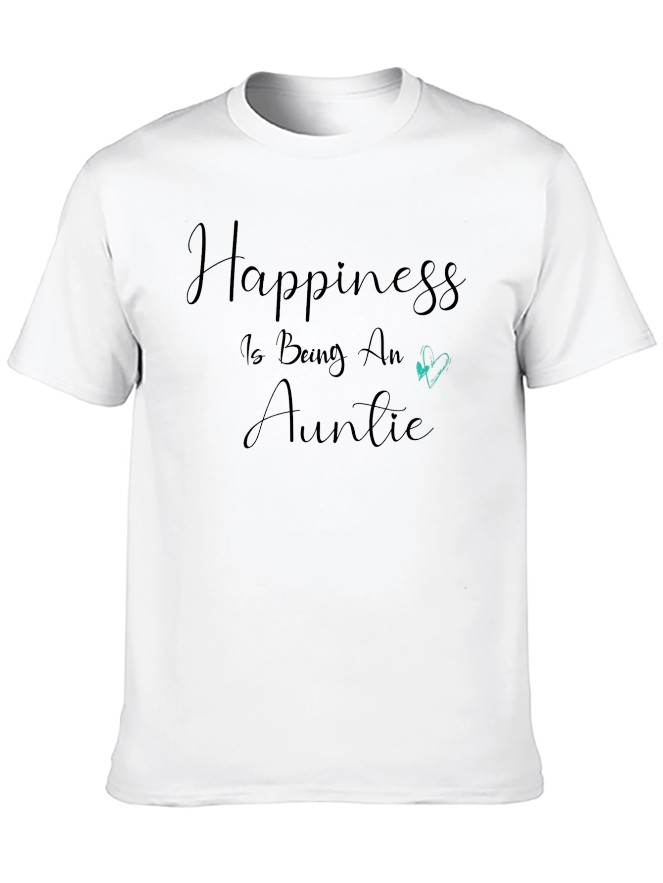 Camiseta Negra Happiness is Being An Auntie