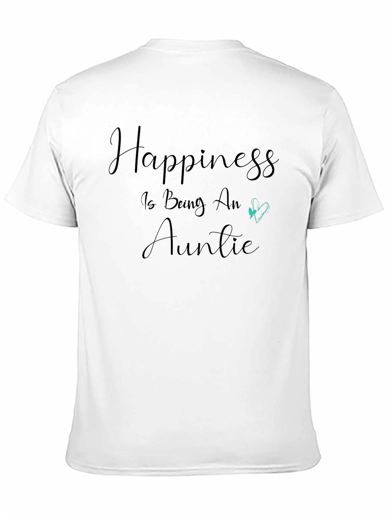 Camiseta Negra Happiness is Being An Auntie
