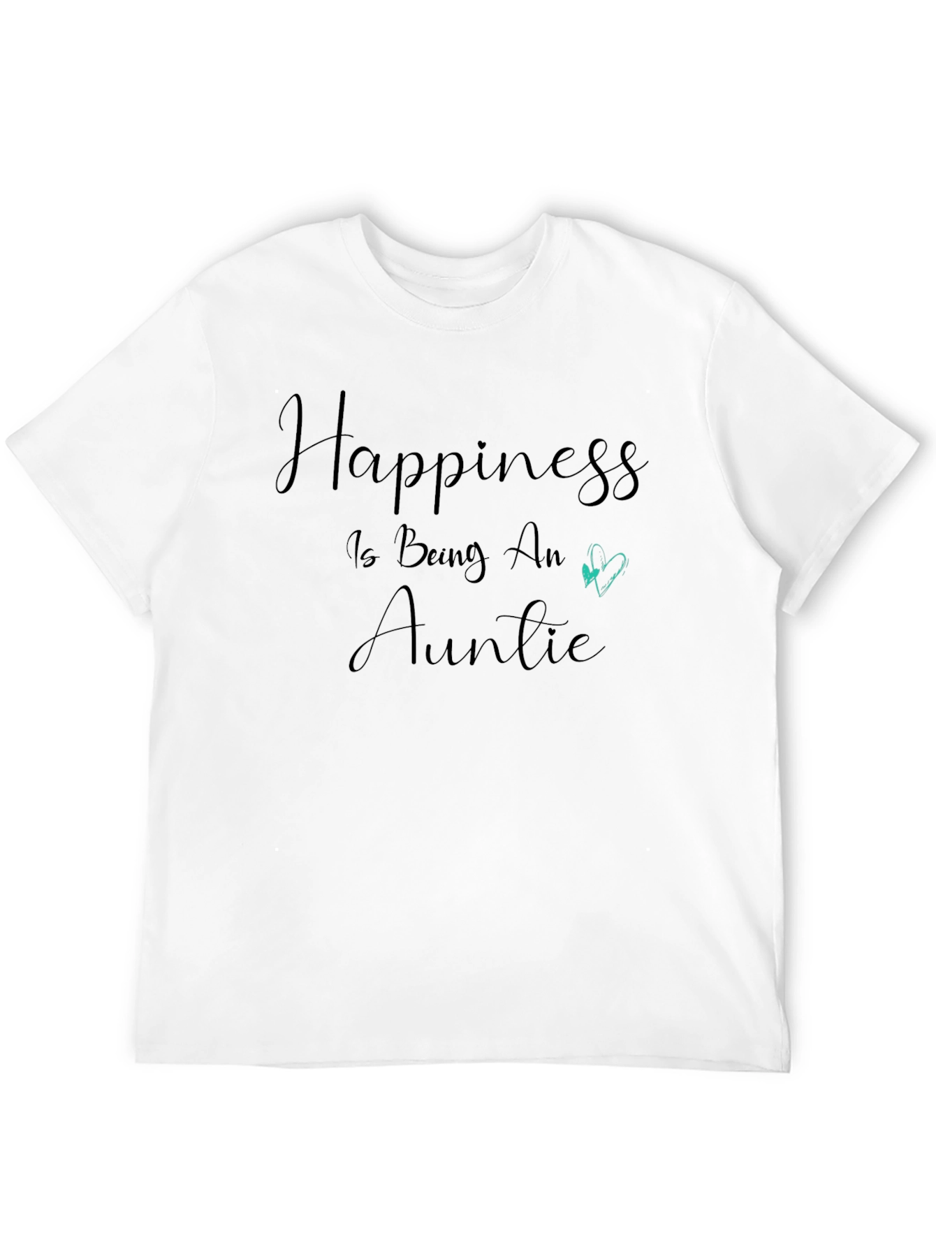 Camiseta Negra Happiness is Being An Auntie