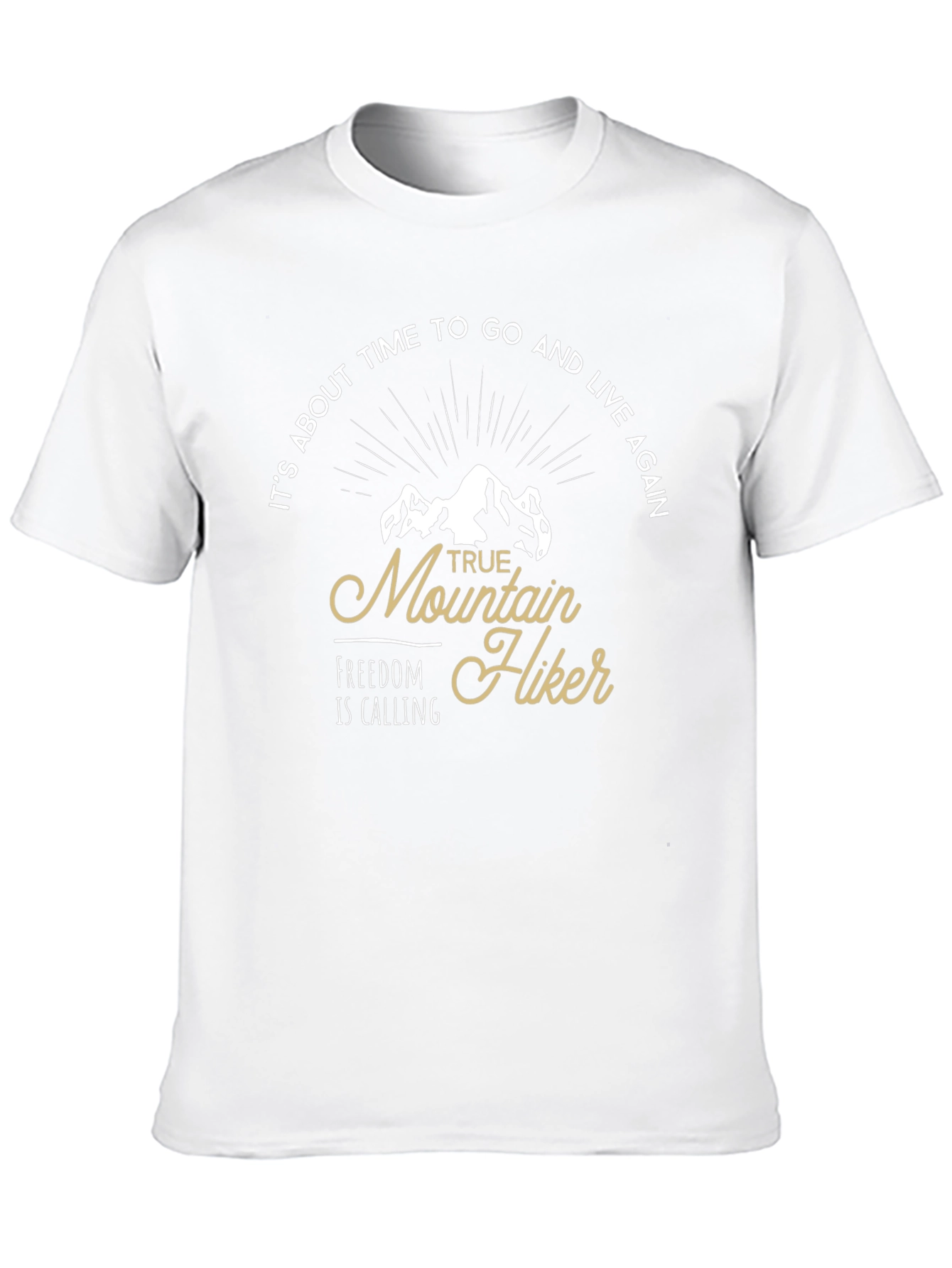 Camiseta Negra de Senderismo True Mountain Hiker