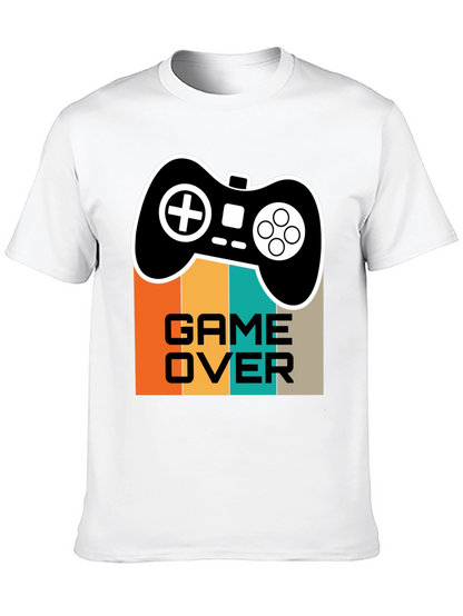 Camiseta Game Over Retro para Gamers