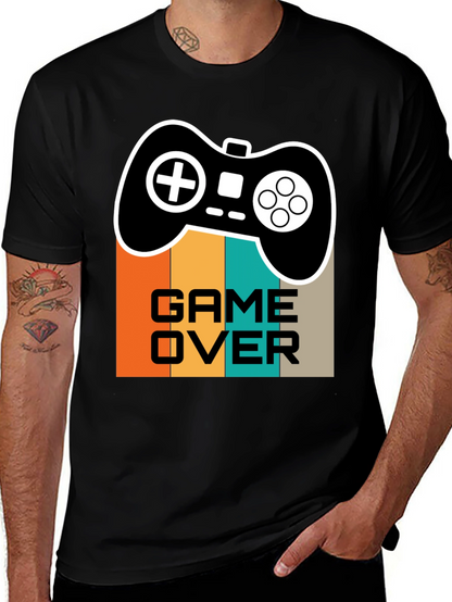 Camiseta Game Over Retro para Gamers