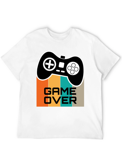 Camiseta Game Over Retro para Gamers