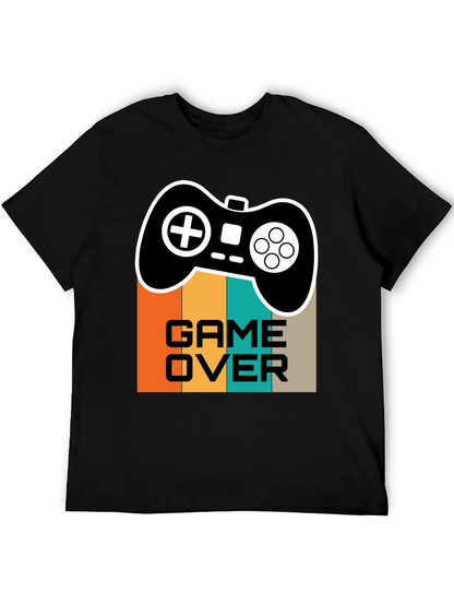 Camiseta Game Over Retro para Gamers