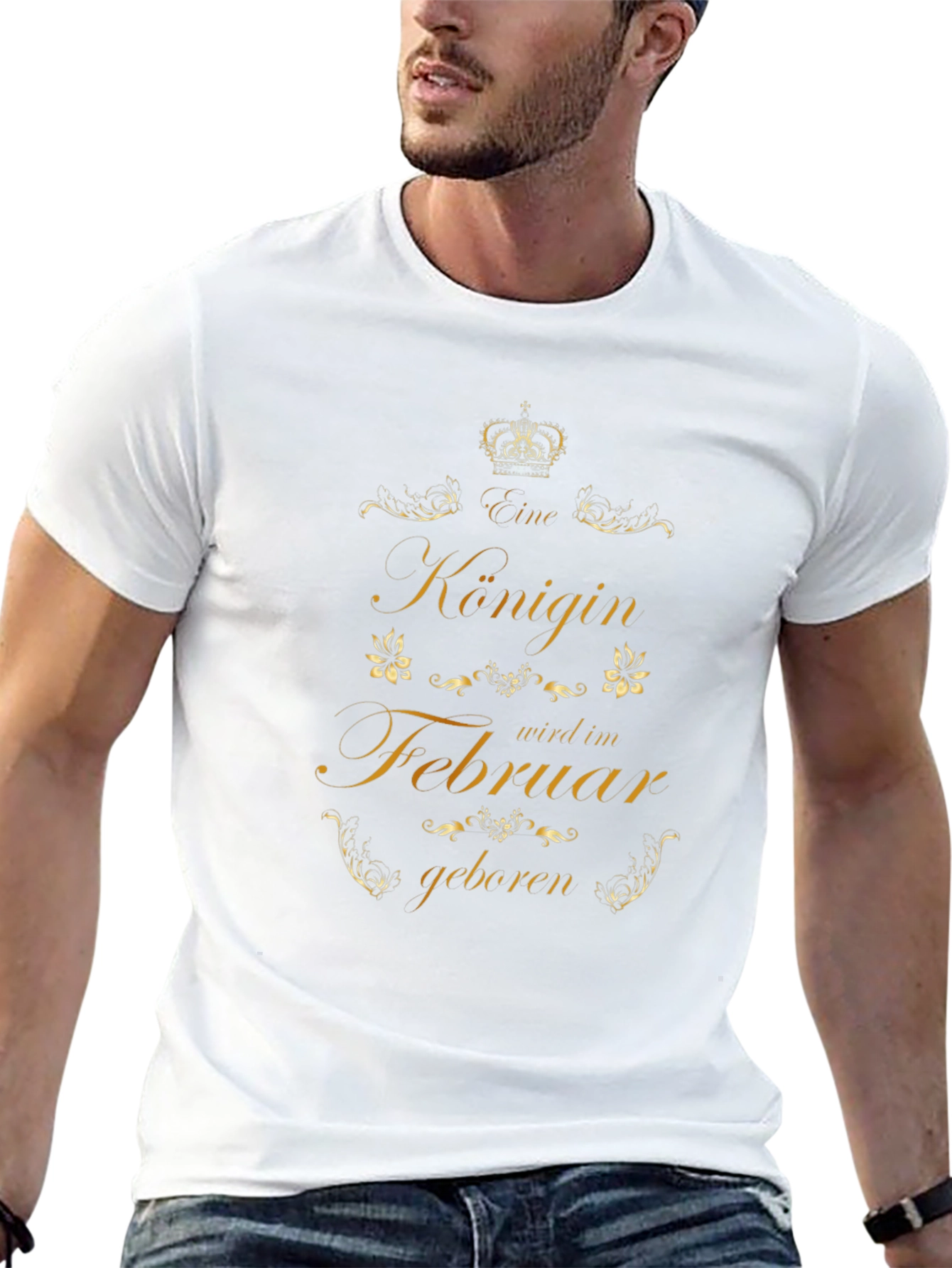 Camiseta Negra Königin Februar