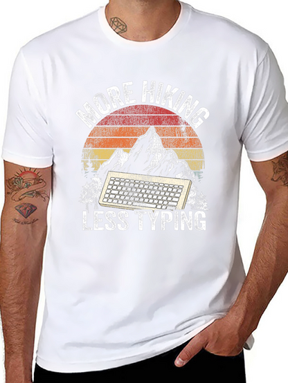 Camiseta Más Senderismo Menos Escribir