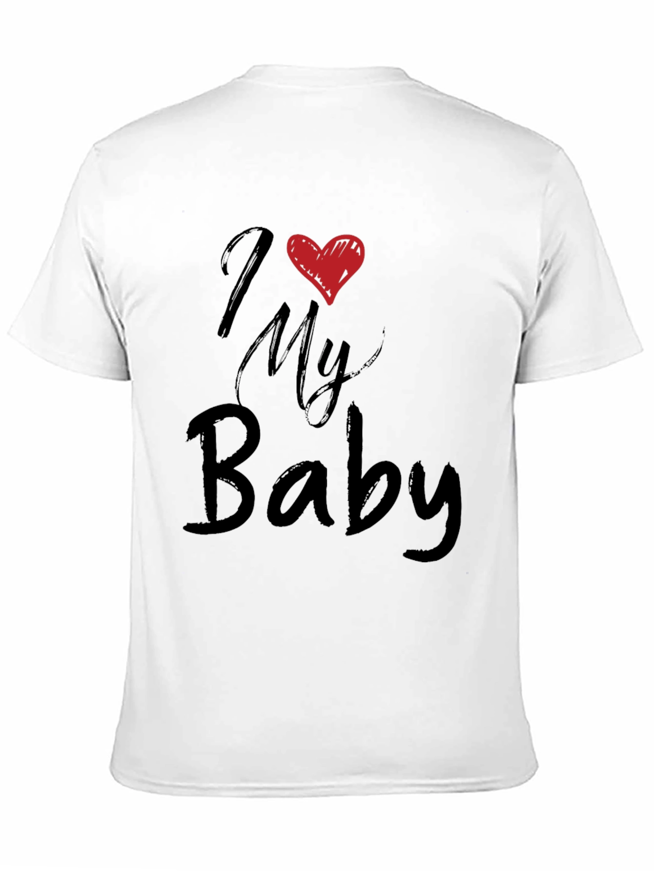 Camiseta Negra I Love My Baby