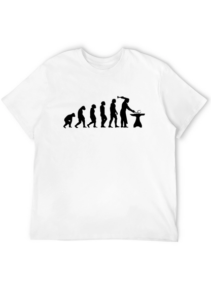 Camiseta Negra Evolución Herrero - Estilo Único