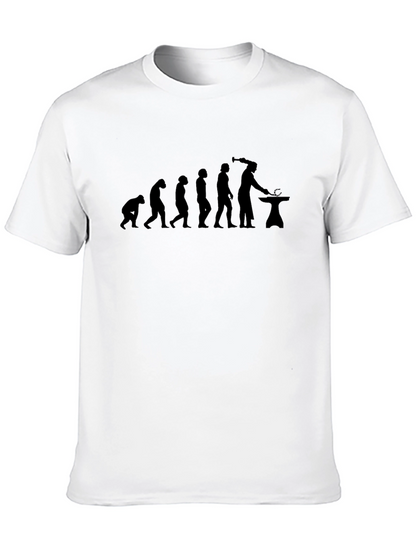Camiseta Negra Evolución Herrero - Estilo Único
